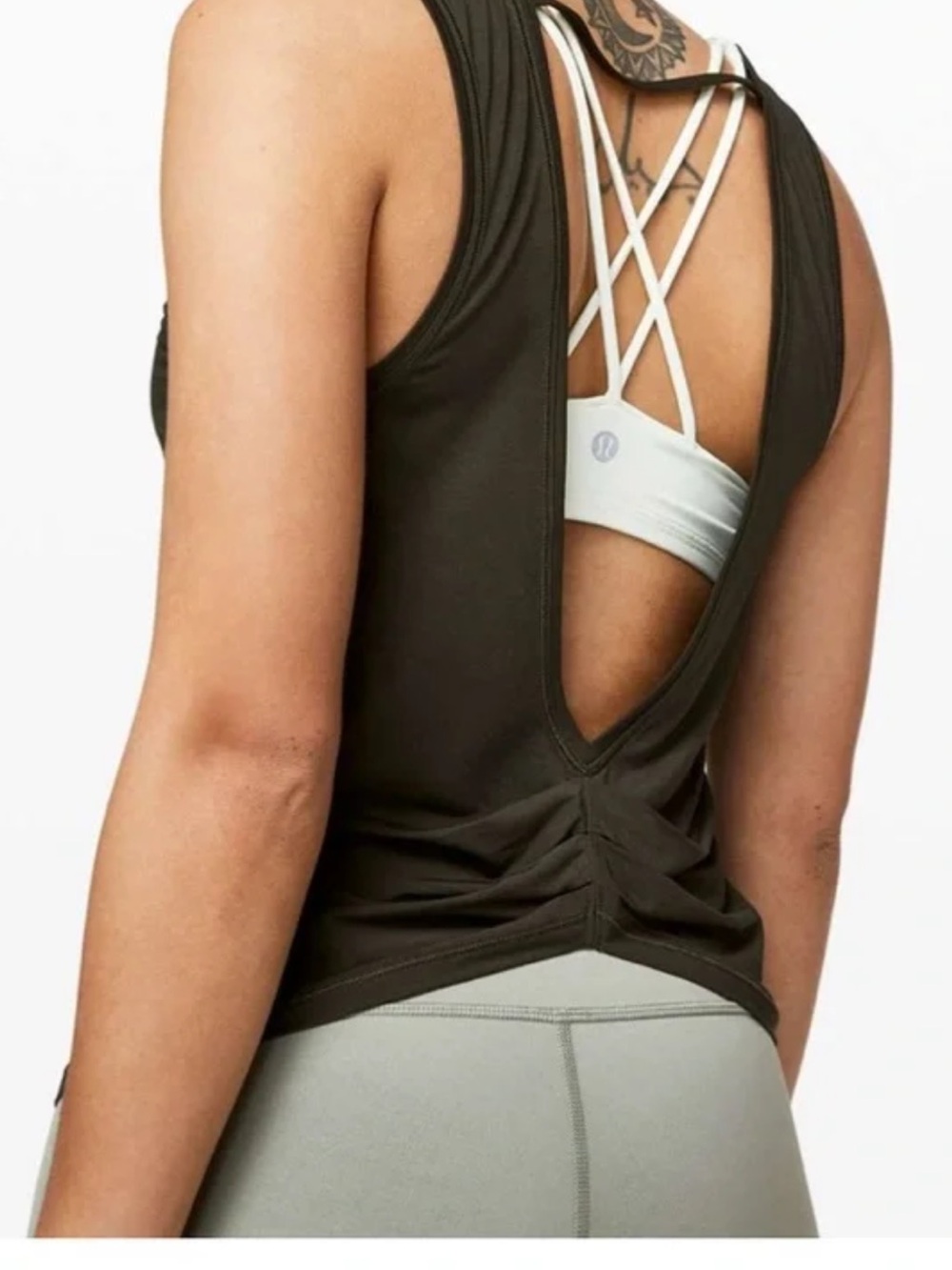 Lululemon Deep stretch tank sz 6 true navy